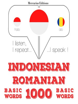 cover image of 1000 kata-kata penting di Rumania